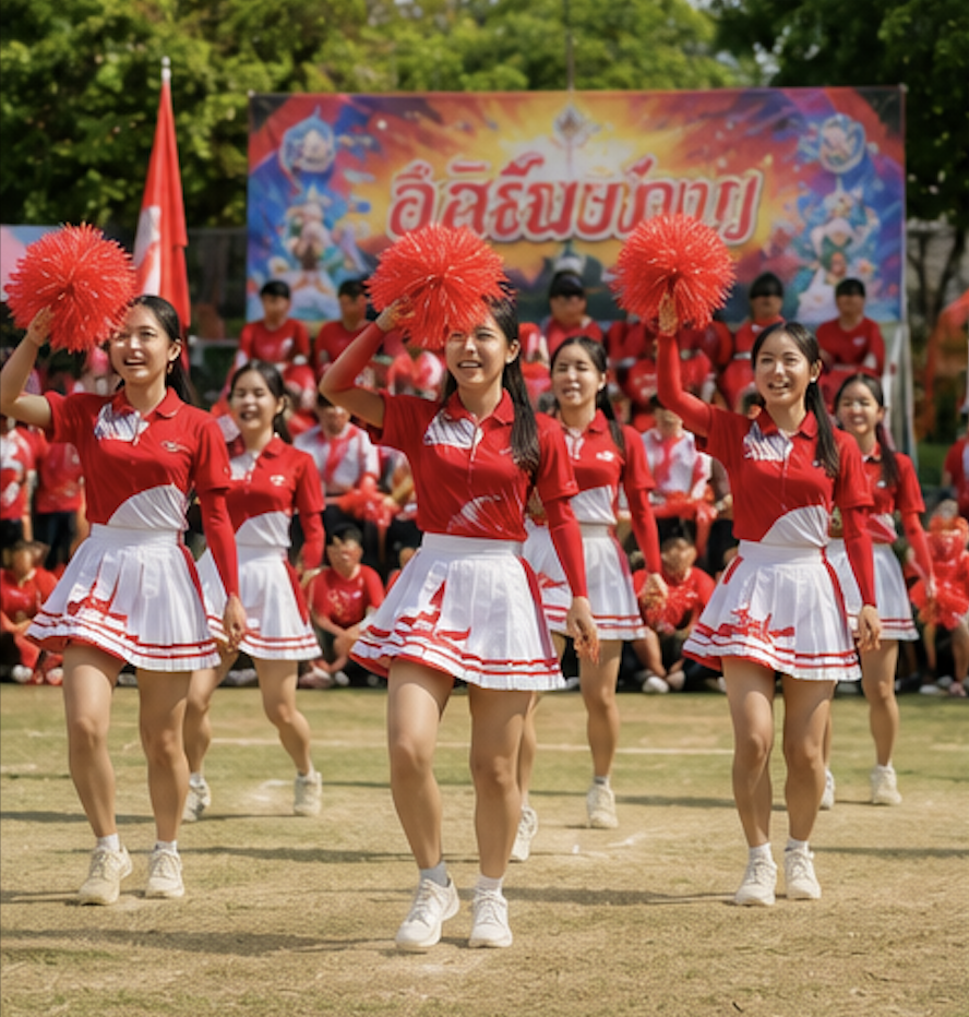 เชียร์ลีดเดอร์กีฬาสี