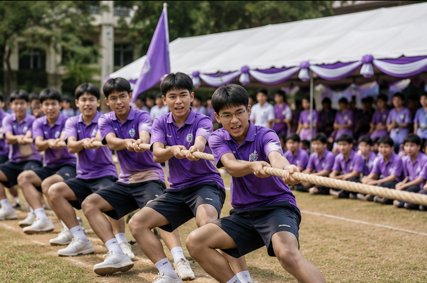 วิ่งผลัดกีฬาสี